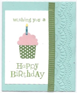 Create a Cupcake Punch Birthday Card