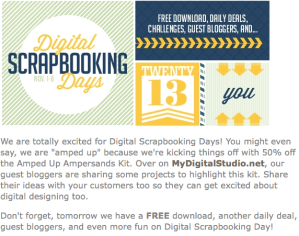 Stampin' Up!'s Digital Scrapbooking Days