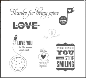 Love You to the Moon stamp set