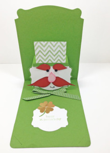 Deco Label Pop 'n Cuts St. Patrick's Day card