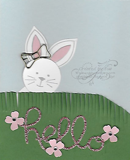 General greeting card created with the Friends & Flowers stamp set