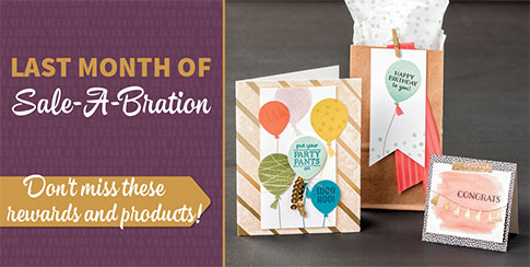 Header for last month of Sale-A-Bration