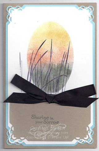 Inspired by Nature Sympathy card