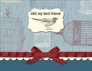 Ruffled ribbon card-001