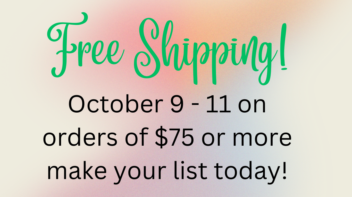 Stampin' Up! Free Shipping Starting October 9-11